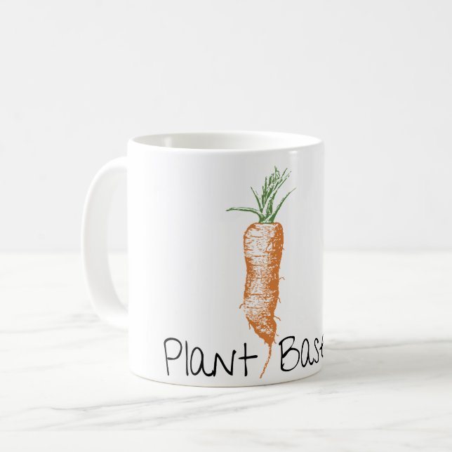 Mug Musique plante à base de carottes (Devant gauche)