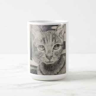 Mug Musique réaliste de dessin de chat 