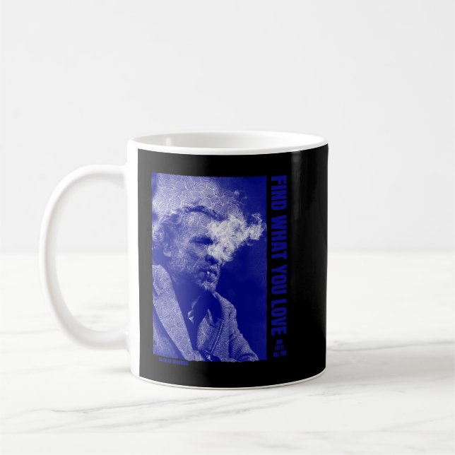 Mug Musique Retro Charles Bukowski Cadeaux Pour Les Ve (Gauche)