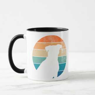 Mug Musique rétro Chien Silhouette