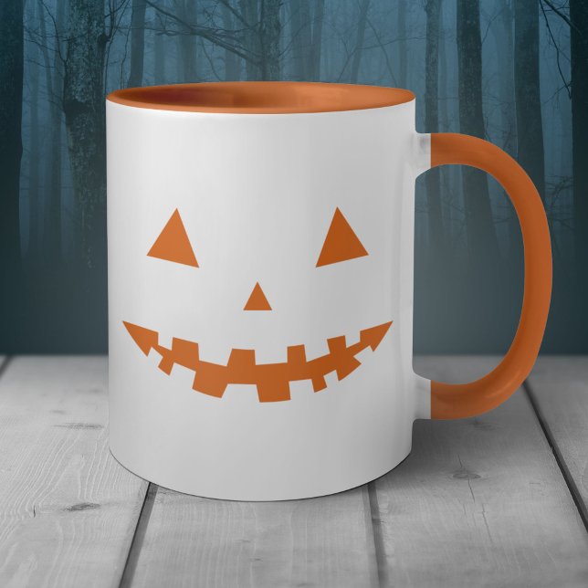Mug Musique Silhouette Halloween Jack-o'-lantern (Halloween Jack O Lantern Silhouette Mug)