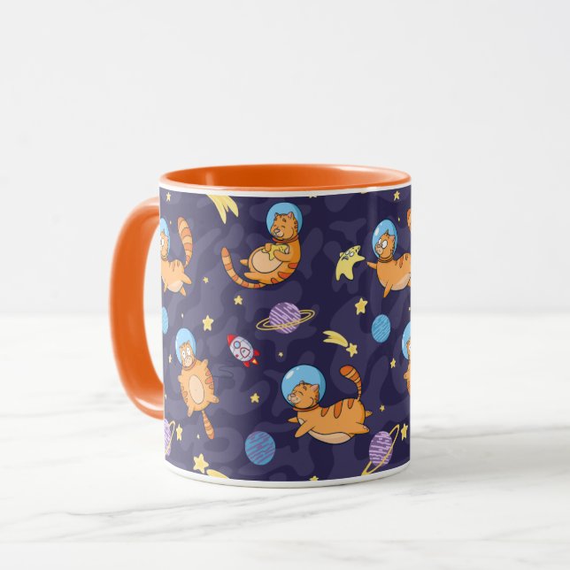 Mug Musique Space Cats (Devant gauche)