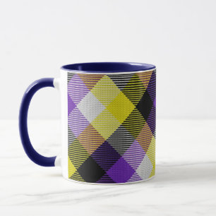Mug Musique Tartan non binaire