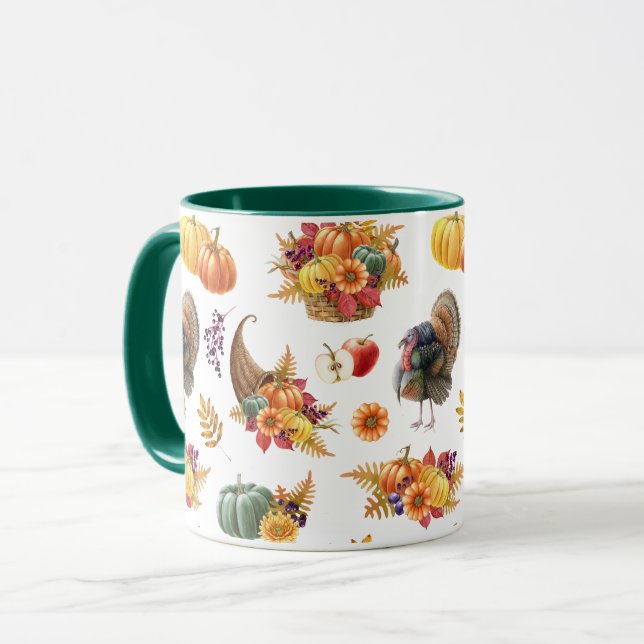 Mug Musique traditionnelle d'action de grâces (Devant gauche)
