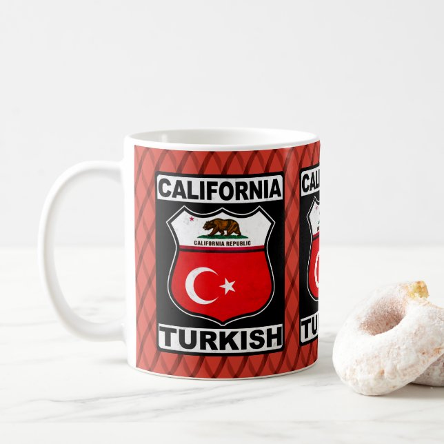 Mug Musique turque américaine de Californie (Avec donut)