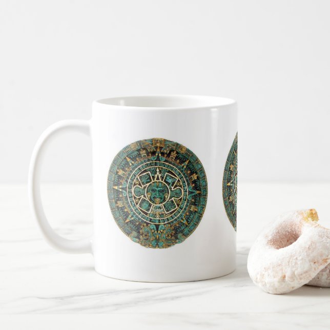 Mug Musique verte aztèque (Avec donut)
