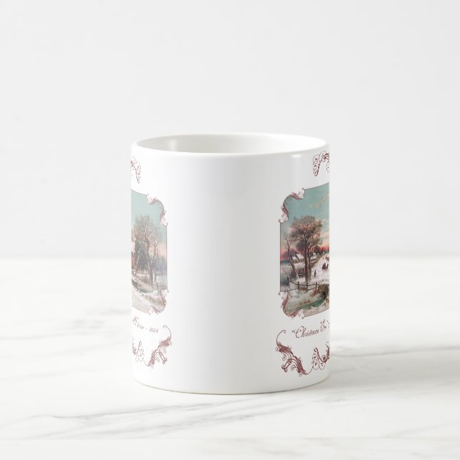 Mug Musique victorienne de la veille de Noël (Centre)
