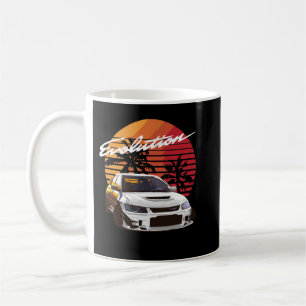 Mug Musique Vintage Retro Mitsubishi Evolution Evo Sum