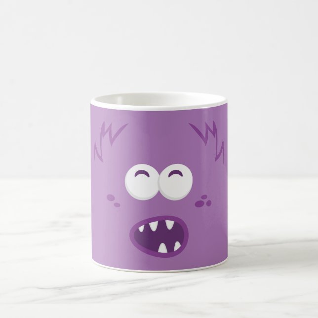 Mug Musique visage pourpre de monstre (Centre)