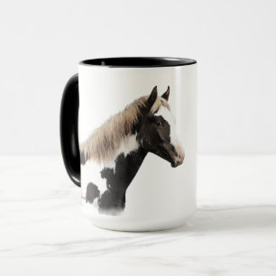 Mug Mustang sauvage avec pinyon et soleil