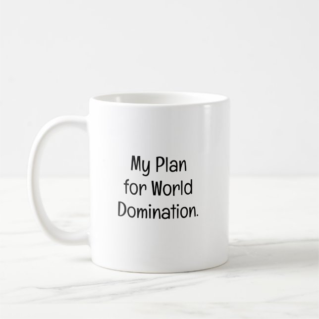Mug My Plan for World Domination (Gauche)