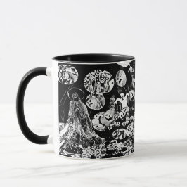 Mug My super haloween (Black and White Art)