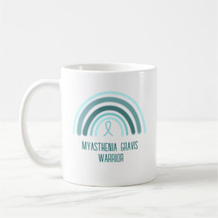 Mug Myasthenia Gravis Warrier Arc-en-ciel et ruban