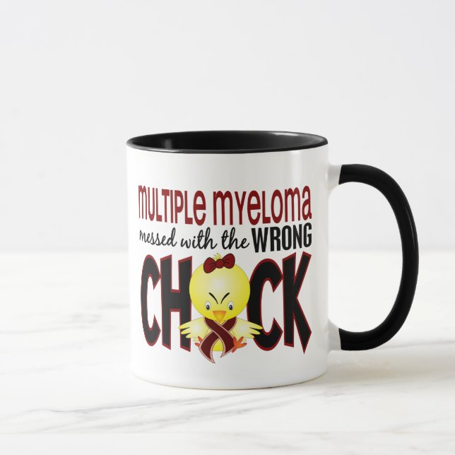 Mug Myélome multiple sali avec le poussin faux (Droite)