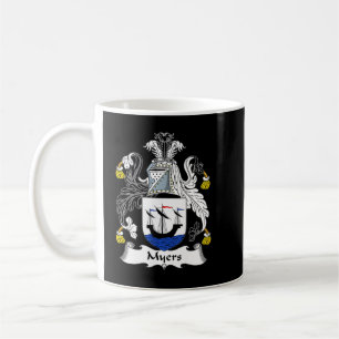 Mug Myers Coat of Arms Family Crest 