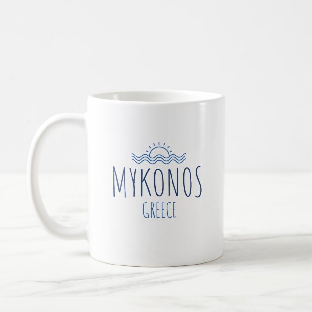 Mug Mykonos Grèce (Gauche)