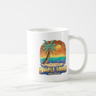 Mug Myrtle Beach Caroline du Sud Vintage désorganisé S