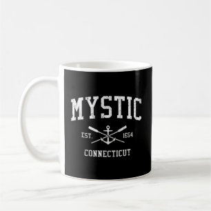 Mug Mystic Ct Crossed Oars Bateau Ancre Sports