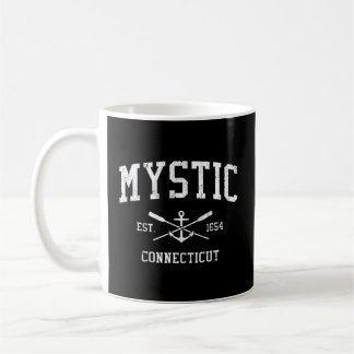Mug Mystic Ct Crossed Oars Bateau Ancre Sports