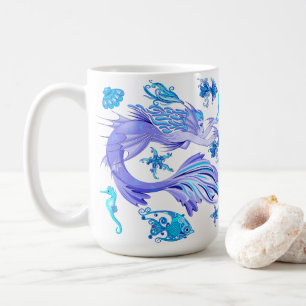 Mug Mystic Fairy Purple Créature Carreaux en céramique