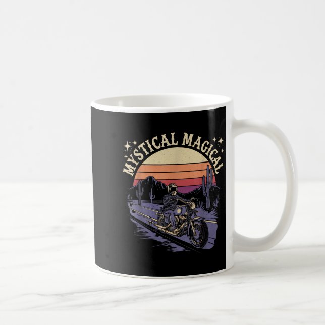 Mug Mystical Magical Retro Aesthetic Space Gift Men Wo (Droite)
