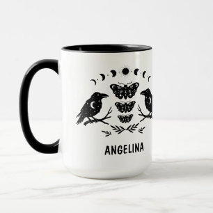 Mug Mystique Personnalisé Céleste Papillon de Nuit & C