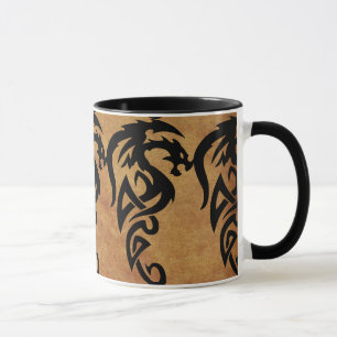 Mug Mythique Dragon Tribal, Année du Dragon Design