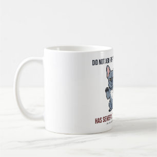 Mug N'a pas demandé votre avis Design Blue Frenchie