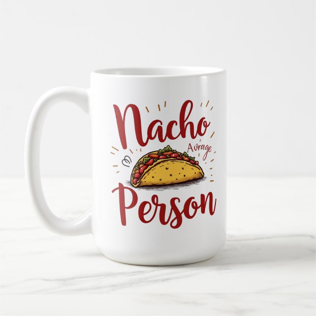 Mug Nacho Conception moyenne des personnes (Gauche)