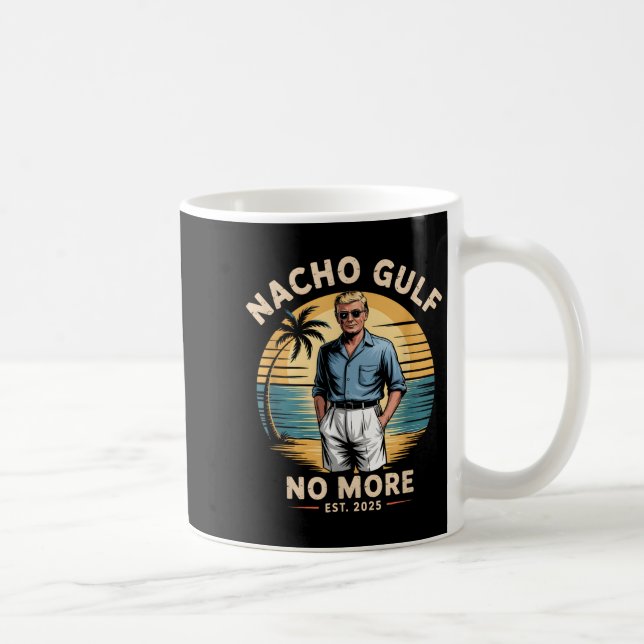 Mug Nacho Golfe Plus drôle Vacances Trump 2025 États-U (Droite)