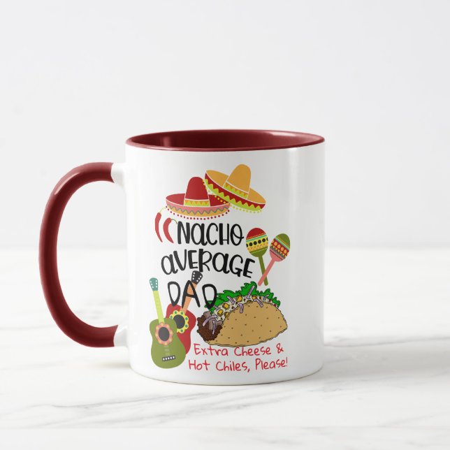 Mug Nacho Moyenne de la confiture - Fromage et chips c (Gauche)