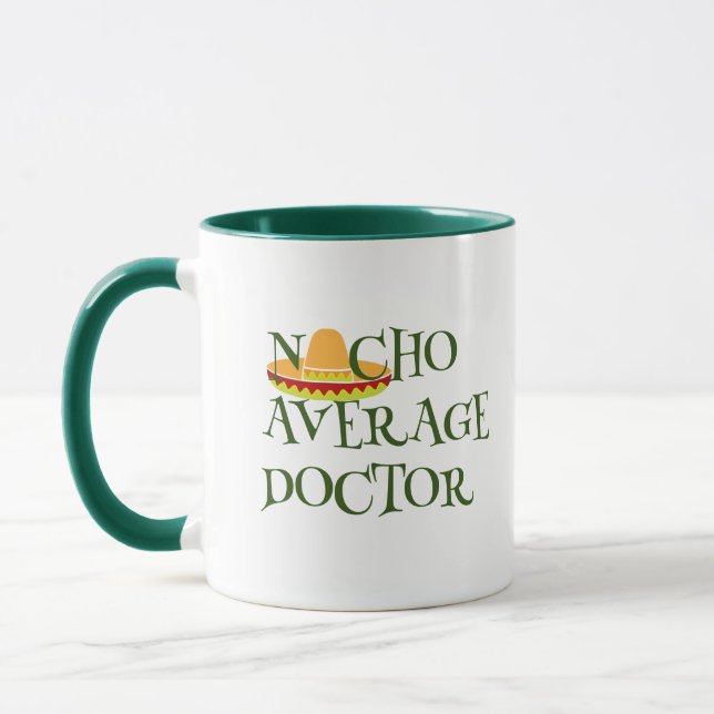 Mug Nacho Moyenne Docteur Médicale Pun, Drôle Dit (Gauche)
