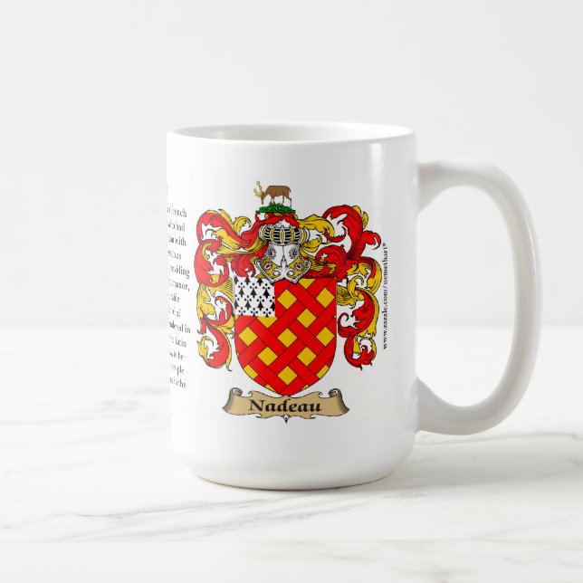 Mug Nadeau, l'origine, la signification et la crête (Droite)