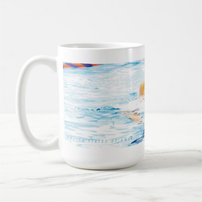 Mug Nageur Chadsey de course de sein (Gauche)