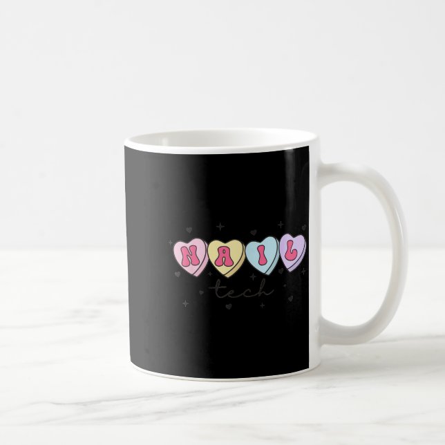 Mug Nail Tech Valentine's Day Heart Manicurist Cosmeto (Droite)