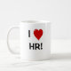 Mug N'aimez pas HR I Love HR Inspirational Gift (Gauche)