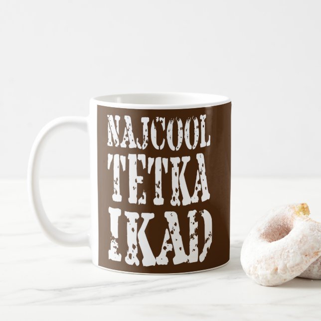 Mug Najbolja Tetka Najcool Tetka Balkan  (Avec donut)