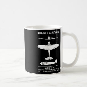 Mug Nakajima Ki-43 Hayabusa Avion de chasse japonais