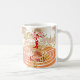 Mug Namaste Citation Yoga Tree of Life Zen