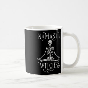 Mug Namaste squelette de yoga Halloween en détresse po