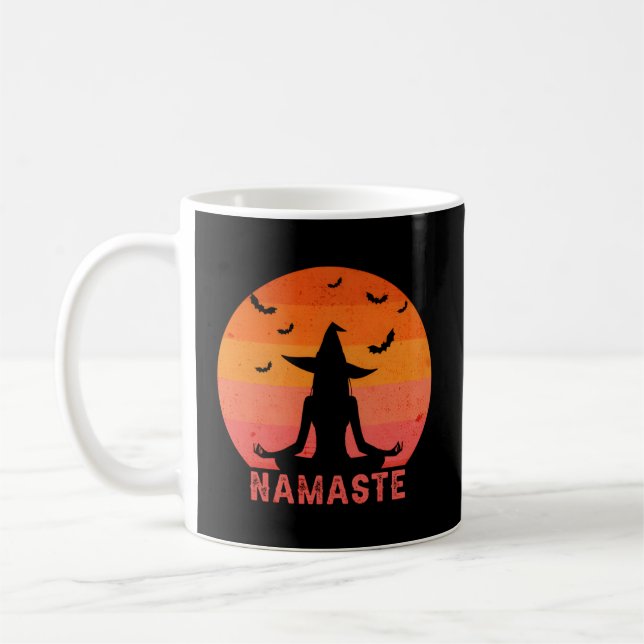 Mug Namaste Witches Halloween Yoga Witch (Gauche)