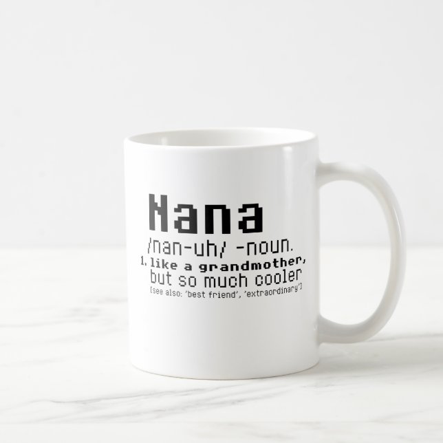 Mug Nana aiment une grand-mère mais tellement le (Droite)
