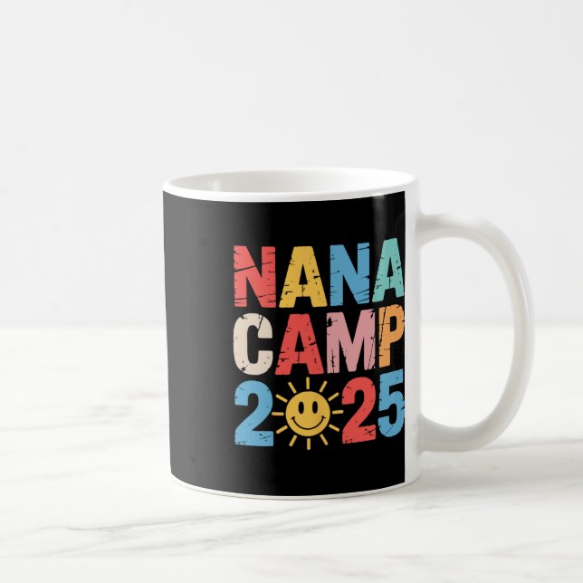 Mug Nana Camp 2025 Family Vacation Summer Camp Camping (Droite)