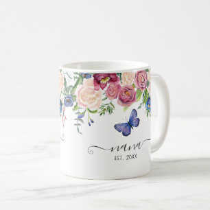 Mug Nana Établit Une Aquarelle Plutôt Rose
