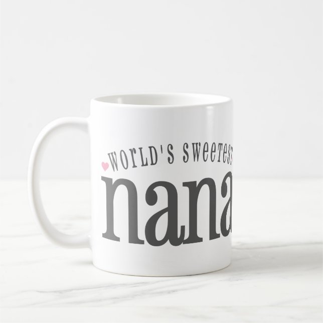 Mug Nana la plus douce du monde (Gauche)