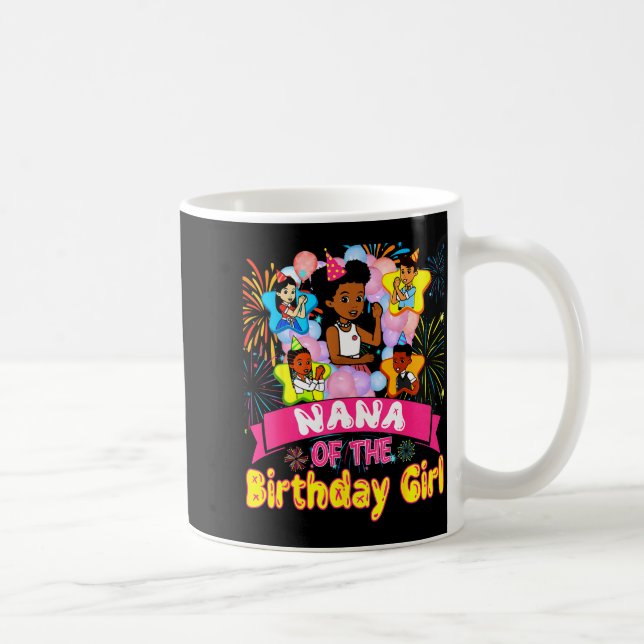 Mug Nana Of Birthday Girl Gracie Birthday Dolls Girl P (Droite)