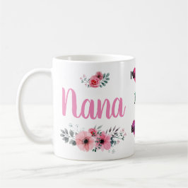 Mug Nana personnalisé avec les noms des petits enf