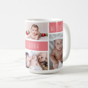Mug Nana We Love You Photo Collage