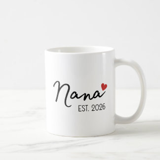 Mug Nani Nana Est 2026 Ensemble, Nouveau Grand-parent 