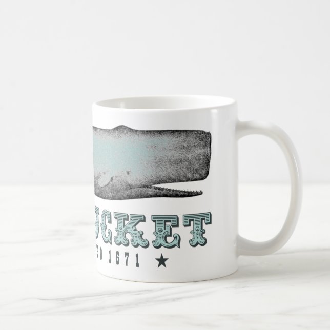 Mug Nantucket Baleine vintage MA Inc 1671 (Droite)